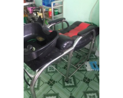 Giường gội đỏ đen